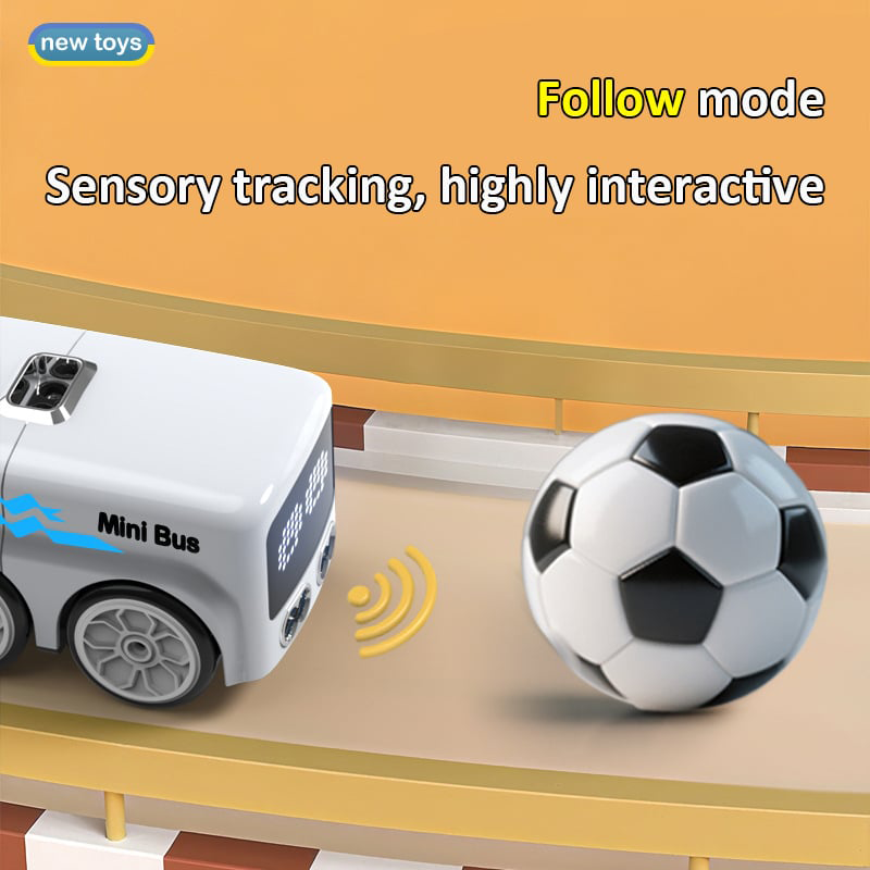 Intelligent Remote Control Mini Bus with LED Expressions