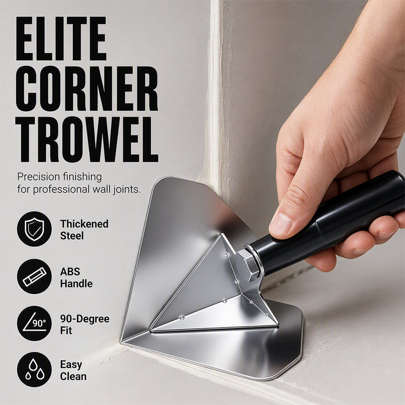 🎁2026 New Arrivals💥Stainless Steel Corner Trowel – Precise Corner Finishing, Anti-Rust, Ergonomic Handle ✨