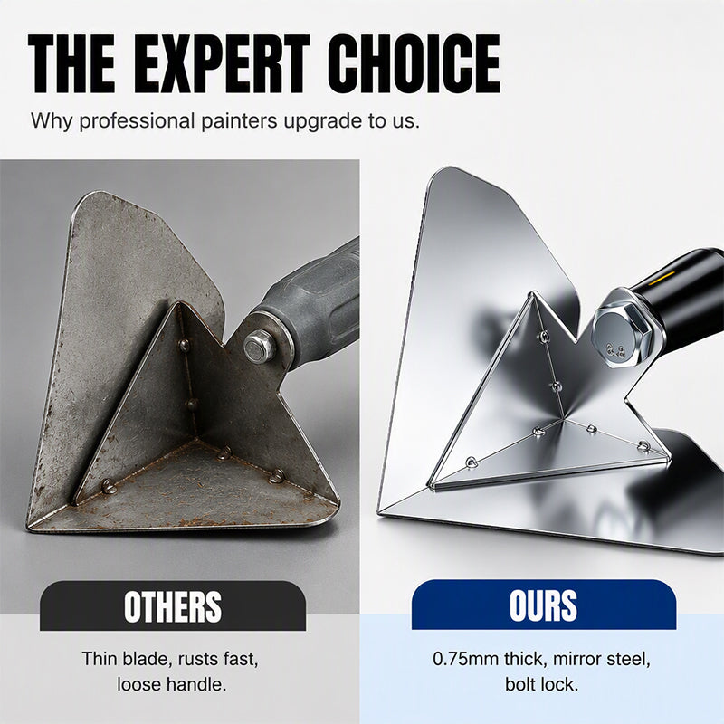 🎁2026 New Arrivals💥Stainless Steel Corner Trowel – Precise Corner Finishing, Anti-Rust, Ergonomic Handle ✨