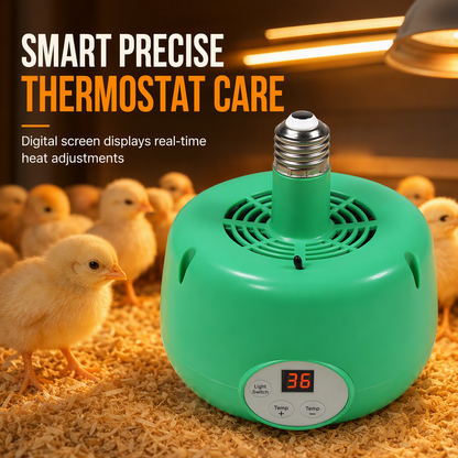 🐥 LIMITED-TIME 50% OFF! 🌡️ Intelligent Temperature Control Brooder Heater – Even Warm Air, Easy Install, Safe Housing ✨