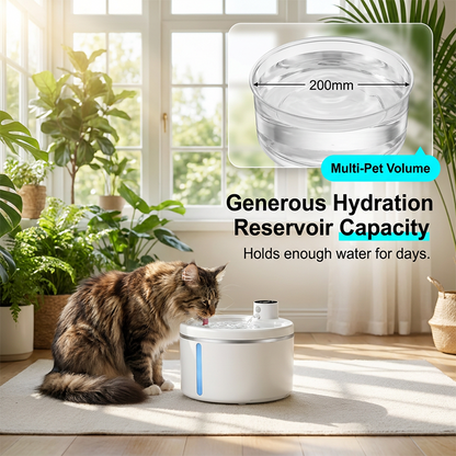 🐱 50% OFF! ✨ Cordless Cat Water Fountain – 2.5L Sensor-Activated Flow, Battery-Powered Cordless Placement & Removable Cleaning Access – Fresh Flowing Water for Small-to-Medium Pets 💧