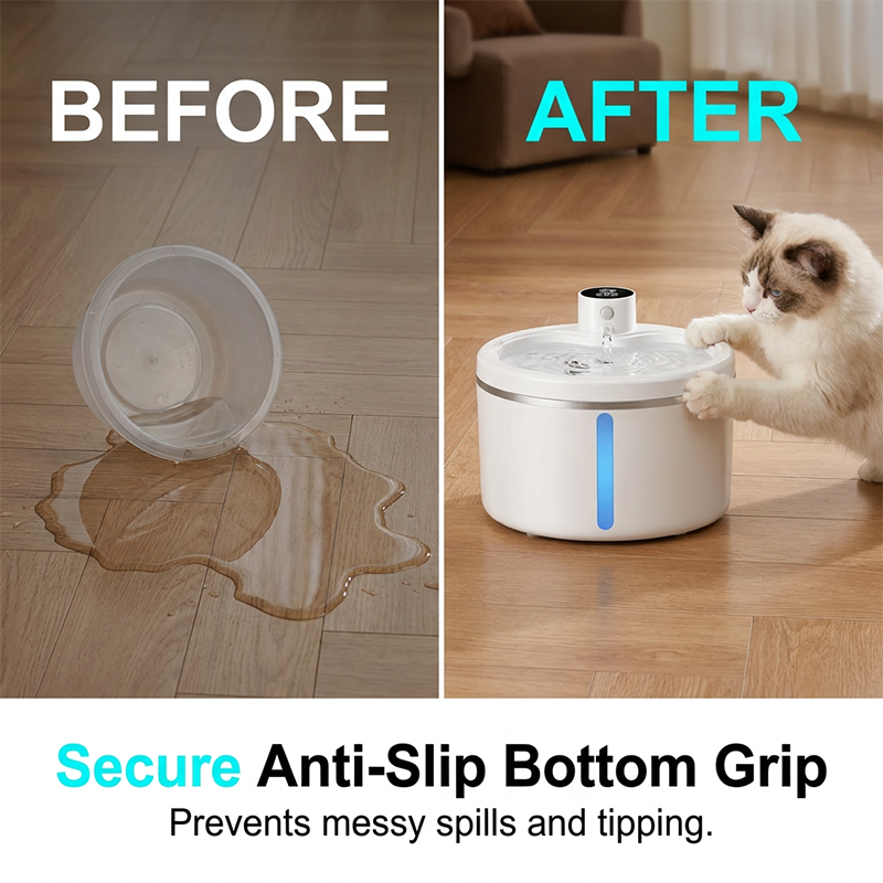 🐱 50% OFF! ✨ Cordless Cat Water Fountain – 2.5L Sensor-Activated Flow, Battery-Powered Cordless Placement & Removable Cleaning Access – Fresh Flowing Water for Small-to-Medium Pets 💧