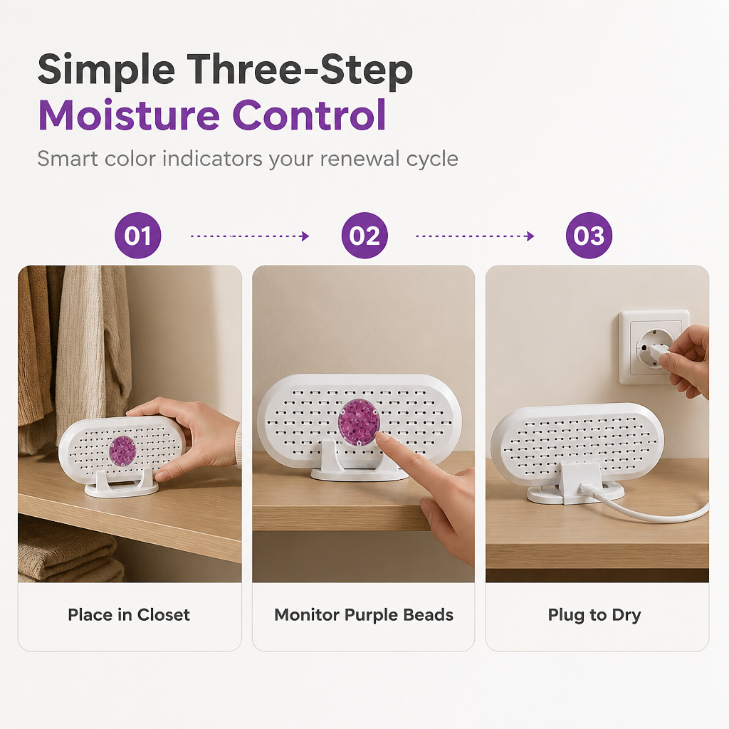 Mini Reusable Household Dehumidifier