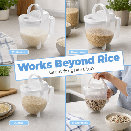🍚Hands-Free Rice Washer with Strainer