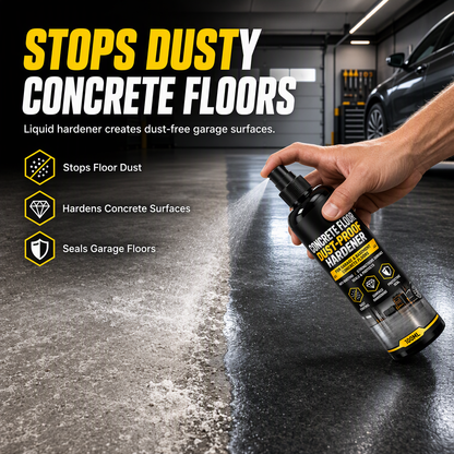 Garage Cement Floor Dusting Hardener – Seal, Harden & Stop Dust for Good 🏠✨