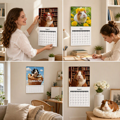 🎁🎄Christmas Sale 50% OFF!💞50K+ SOLD!⏳✨Adorable Guinea Pig Wall Calendar