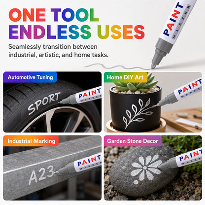⏳Time-Limited Special⏰Waterproof Quick-Drying Paint Marker Pens