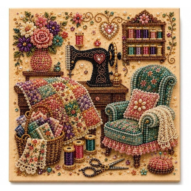 Create Sparkling Art Instantly! Relaxing Diamond Art Kit