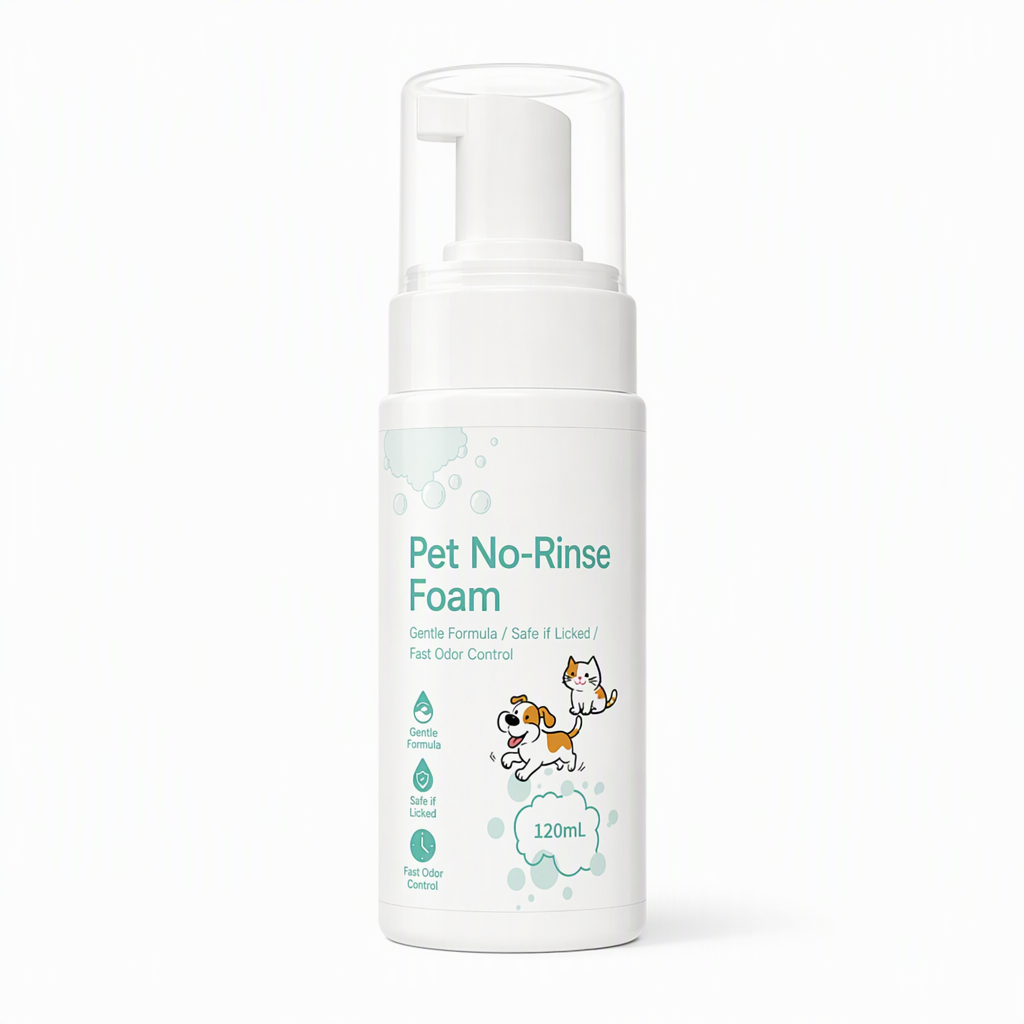 🐾 Save 50%! 🧼 No-Rinse Pet Cleansing Foam – For cats & dogs ✨