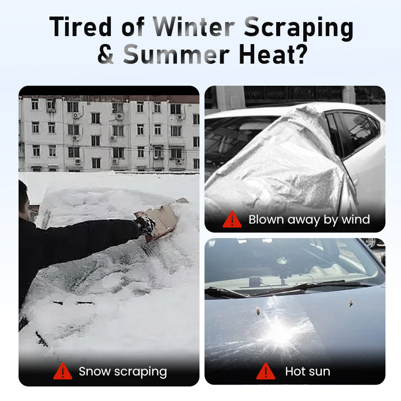 🚘 All-Season Windshield Cover | 3 Vehicle Fits