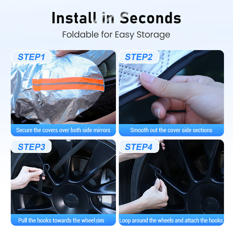 🚘 All-Season Windshield Cover | 3 Vehicle Fits