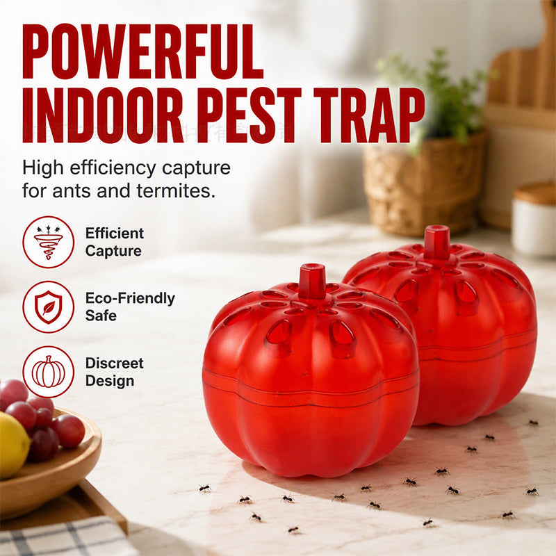 🥳2026 HOT SALE🥳💞50K+ SOLD! 🎃🐜 50% OFF! Pumpkin Shaped Indoor Fruit Fly Trap  – non-toxic lure-and-trap funnel, safe for kids & pets. Keeps kitchen pest-free! 🛡️✅
