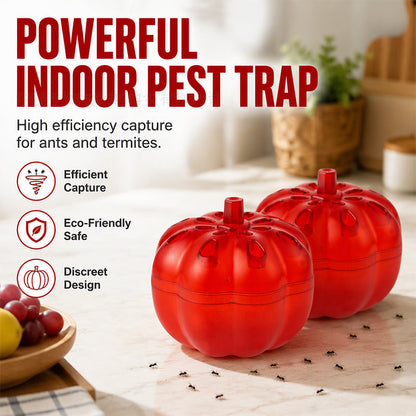 🥳2026 HOT SALE🥳💞50K+ SOLD! 🎃🐜 50% OFF! Pumpkin Shaped Indoor Fruit Fly Trap  – non-toxic lure-and-trap funnel, safe for kids & pets. Keeps kitchen pest-free! 🛡️✅