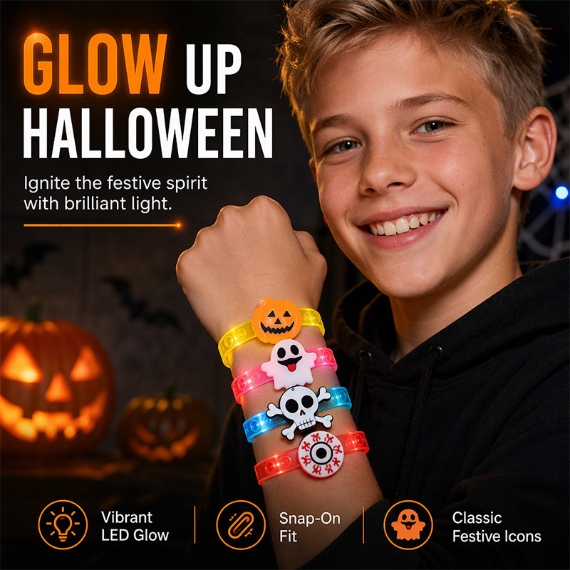 Kids LED Halloween Glow Bracelet