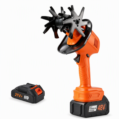🌱 50% OFF NOW! 🔋 Cordless Mini Tiller – 21V Lithium Battery, Manganese Steel Blades & Ergonomic Grip – Portable Garden Soil Loosener & Weeder 🏡