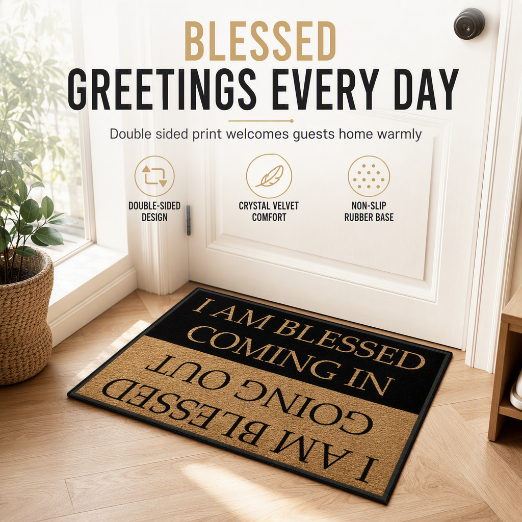 Thickened Crystal Velvet Doormat