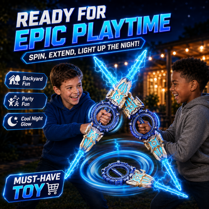 Rechargeable Double-Blade Light Up Sword