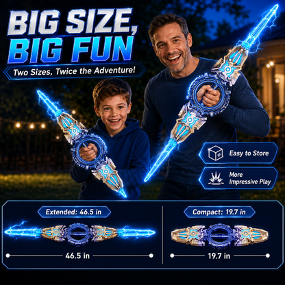 Rechargeable Double-Blade Light Up Sword