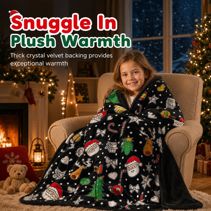 DIY Christmas Coloring Blanket