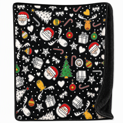DIY Christmas Coloring Blanket