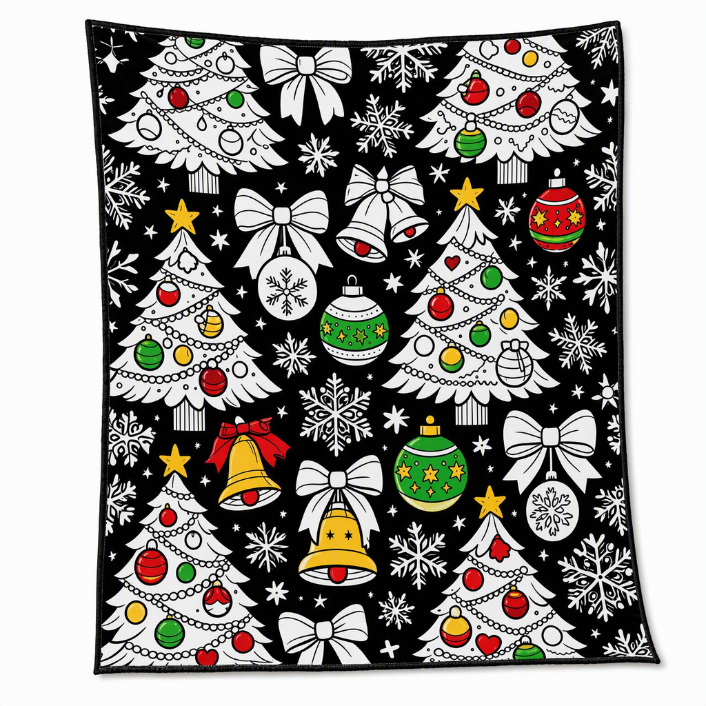 DIY Christmas Coloring Blanket