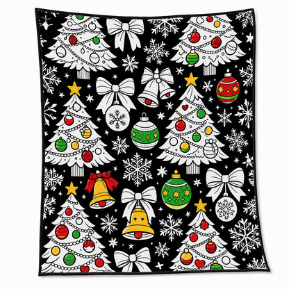DIY Christmas Coloring Blanket