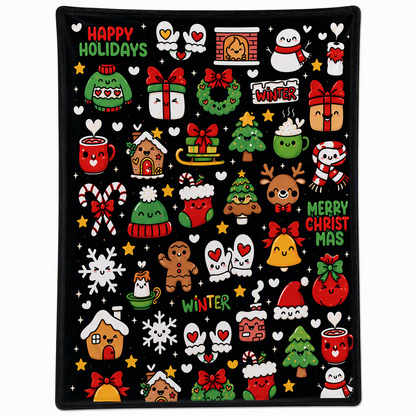 DIY Christmas Coloring Blanket