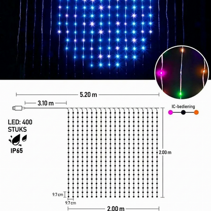 ⏳Time-Limited Special⏰From ordinary lights to a spectacular light show! Draw patterns, add text or photos, and let the colors dance to the music – waterproof & USB-powered!