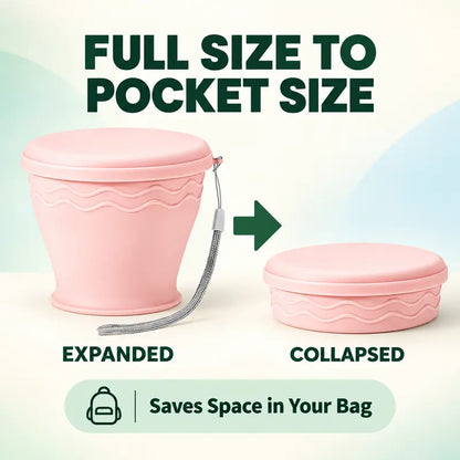 ⏳Limited-time 50% off⏰Collapsible Travel Cup — Compact, Ultralight & Easy to Carry🥤🎒