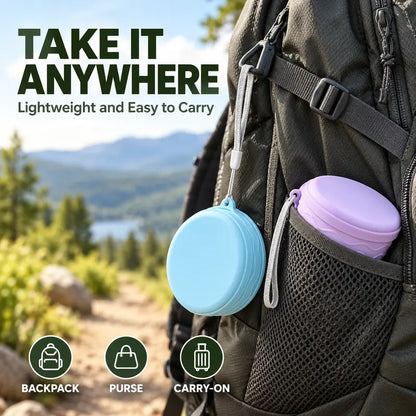 ⏳Limited-time 50% off⏰Collapsible Travel Cup — Compact, Ultralight & Easy to Carry🥤🎒