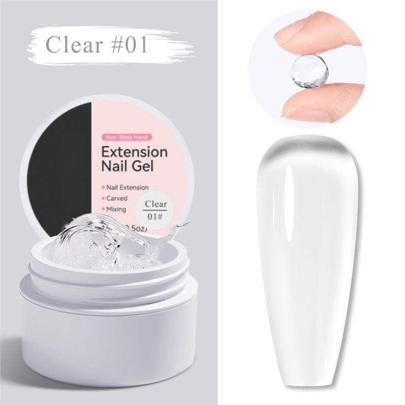 💅 Solid Nail Extension Builder Gel — Non-Flowing, Easy to Use 🥳