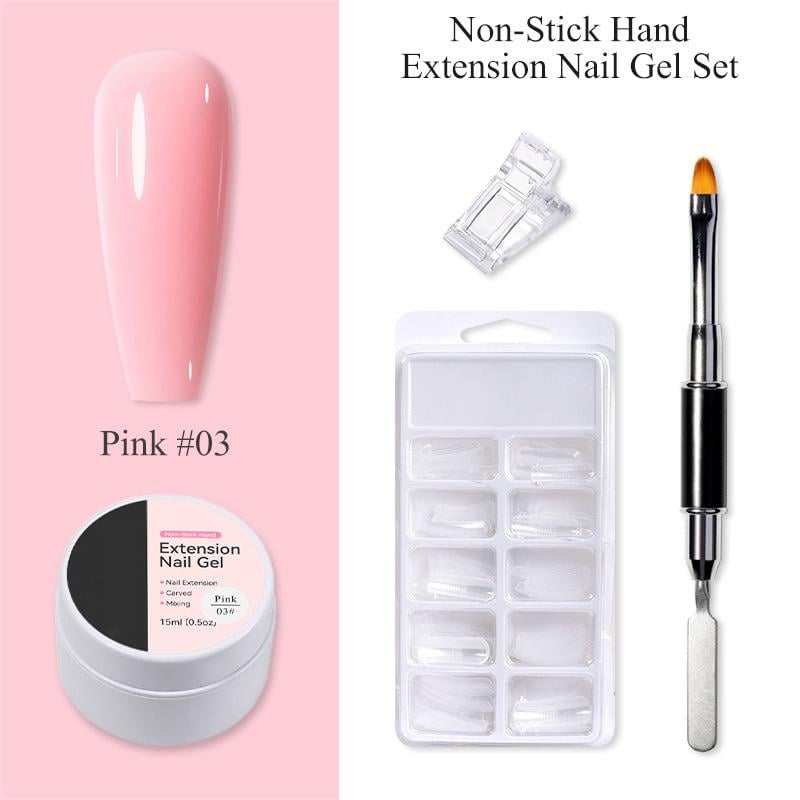 💅 Solid Nail Extension Builder Gel — Non-Flowing, Easy to Use 🥳