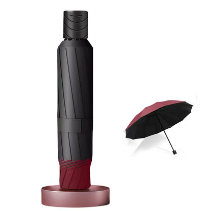 ☂️50% OFF NOW! Extra-Large Folding Umbrella – 130cm 12-Rib Windproof Reverse Fold Umbrella, UPF50+ Sun Protection Oversized Umbrella for Family Commute & Outdoor