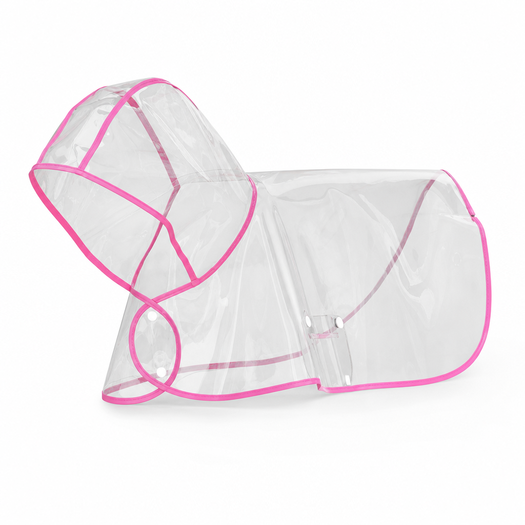 🌧️ LIMITED-TIME 50% OFF! 🐾 Transparent Waterproof Dog Raincoat – Clear Hood, Adjustable Fit, Multi-size 🐶