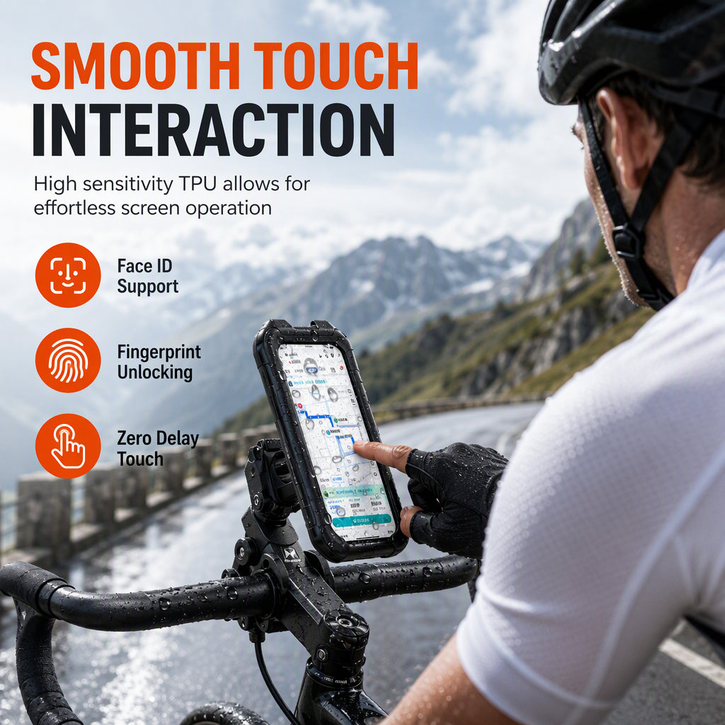 🚲 Waterproof Bike & Motorcycle Phone Holder – IPX6