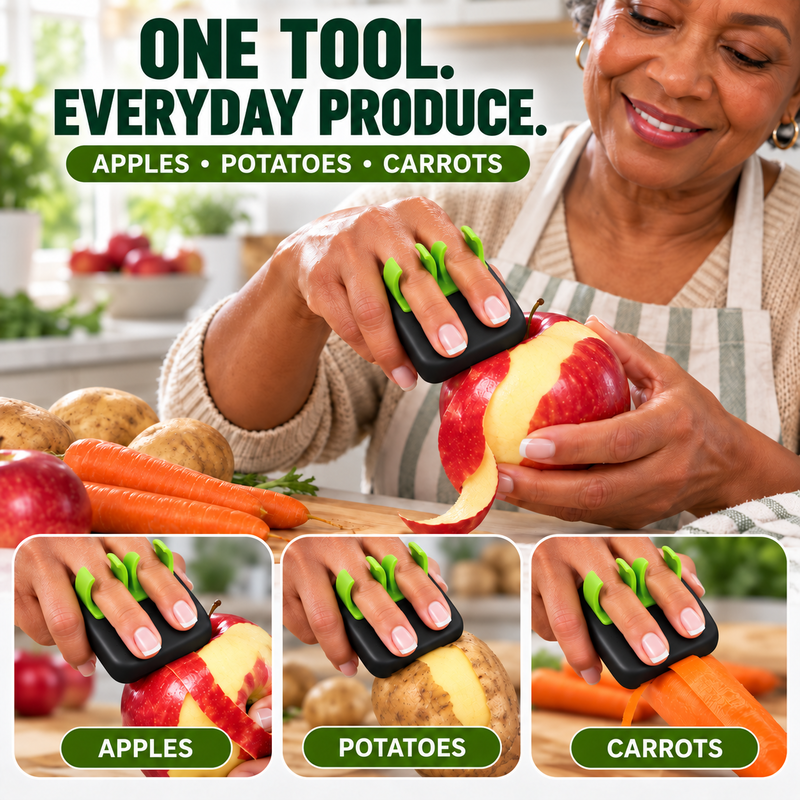 🥕 Two-Finger Vegetable Peeler | Buy & Get Free