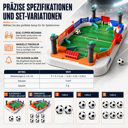 🎁2026 New Arrivals 50% OFF💥2-Player Tabletop Soccer Game – Fast-Paced Family Fun, Builds Reflexes & Hand-Eye Coordination 🏆