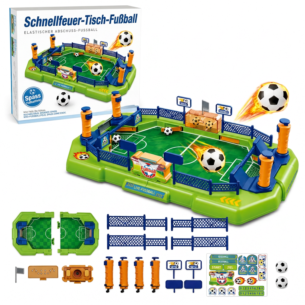 🎁2026 New Arrivals 50% OFF💥2-Player Tabletop Soccer Game – Fast-Paced Family Fun, Builds Reflexes & Hand-Eye Coordination 🏆