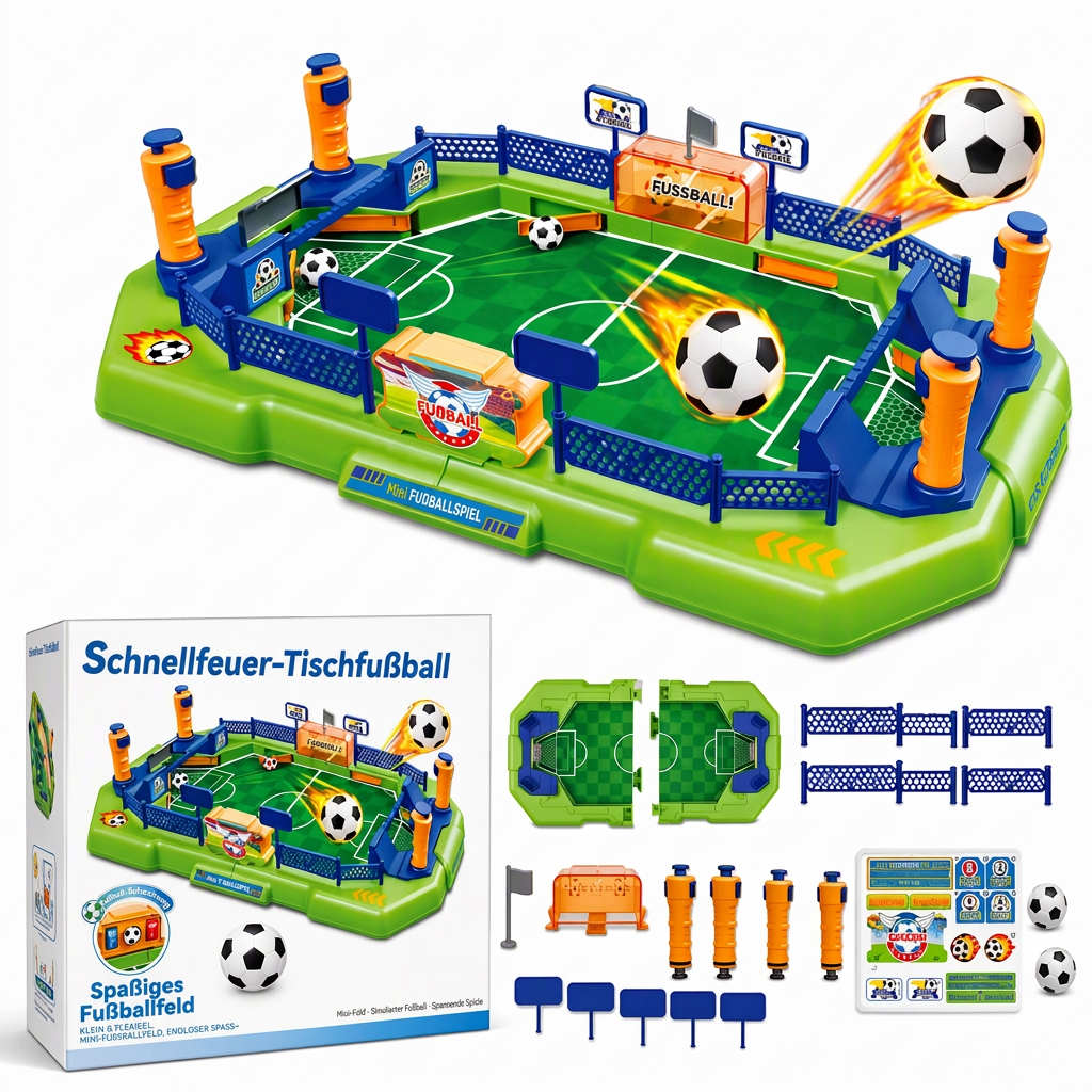 🎁2026 New Arrivals 50% OFF💥2-Player Tabletop Soccer Game – Fast-Paced Family Fun, Builds Reflexes & Hand-Eye Coordination 🏆