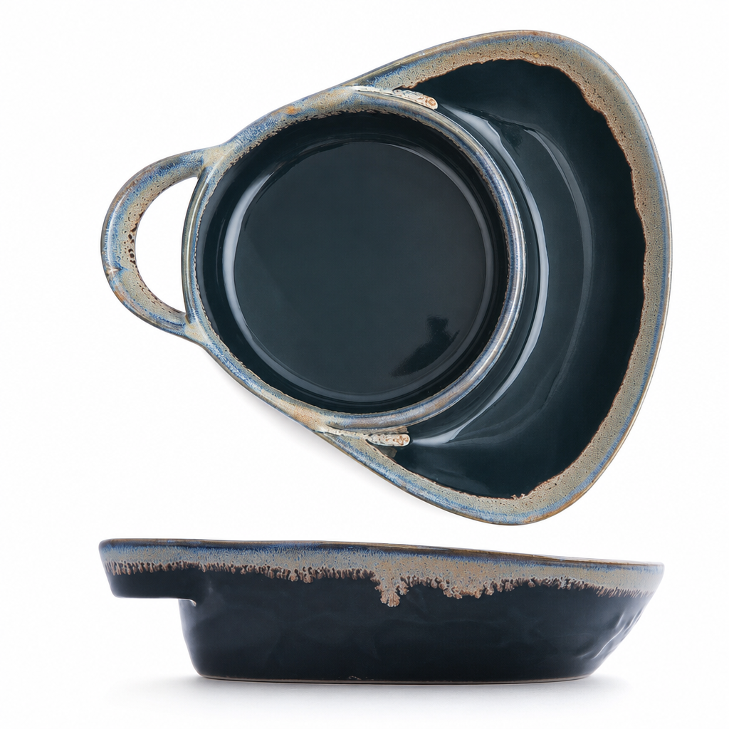 ⏳🔥LIMITED-TIME 50% OFF! ⏰🍲Retro Ceramic Divided Baking Dish – Vintage Style, Dual Compartments & Elegant Dining for Every Occasion ❤️