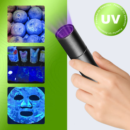 🔦 365nm UV Black Light Flashlight for Fluorescence Inspection