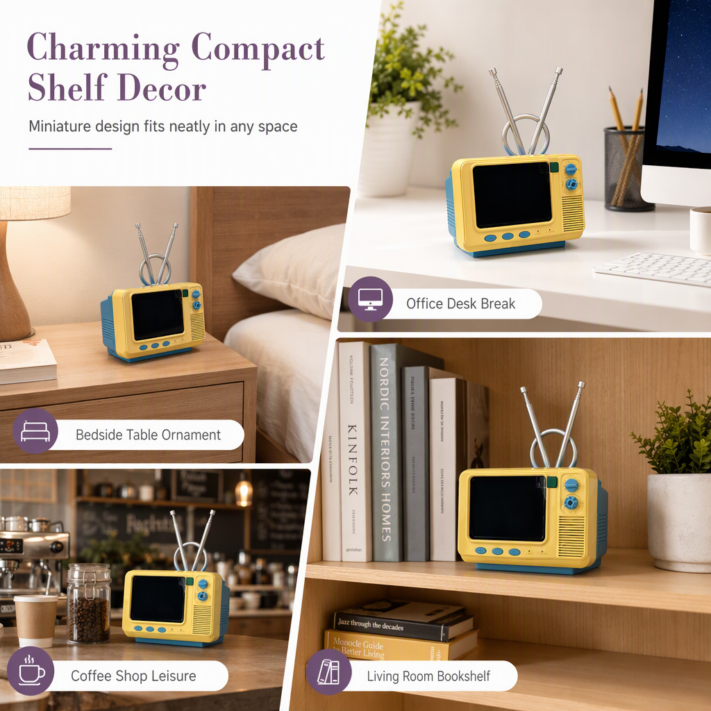 Classic Retro Mini Bookshelf TV Handheld Game Console GV300S New TF Card Version Nostalgic Wireless Game Player