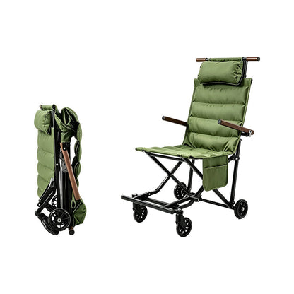 Outdoor Folding Chair Cart for Elderly