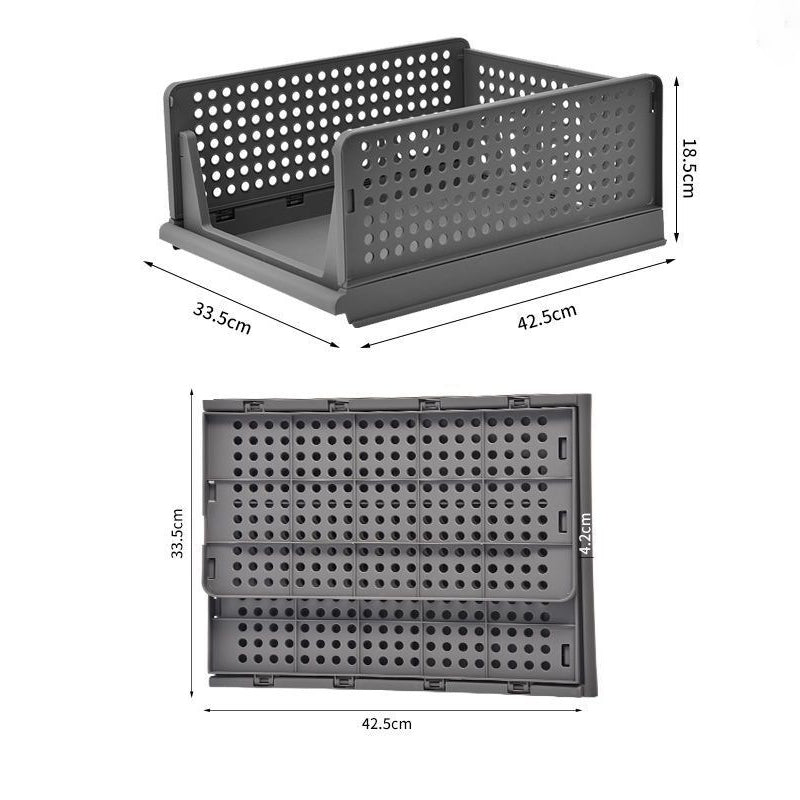 Stackable Wardrobe Organizer with Sliding Drawer