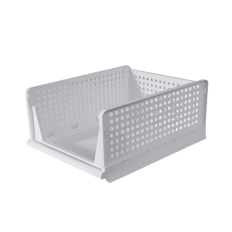 Stackable Wardrobe Organizer with Sliding Drawer