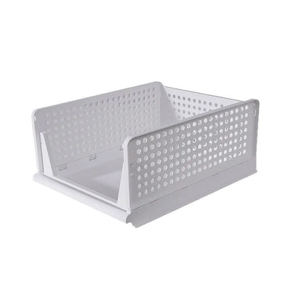 Stackable Wardrobe Organizer with Sliding Drawer