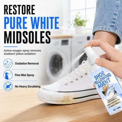 Shoe Sole Whitening Spray for De-yellowing and Oxidation Removal