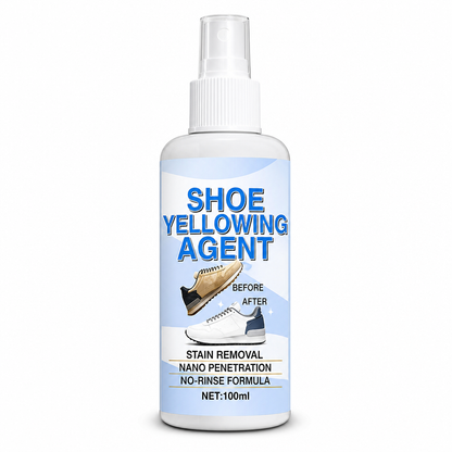 Shoe Sole Whitening Spray for De-yellowing and Oxidation Removal