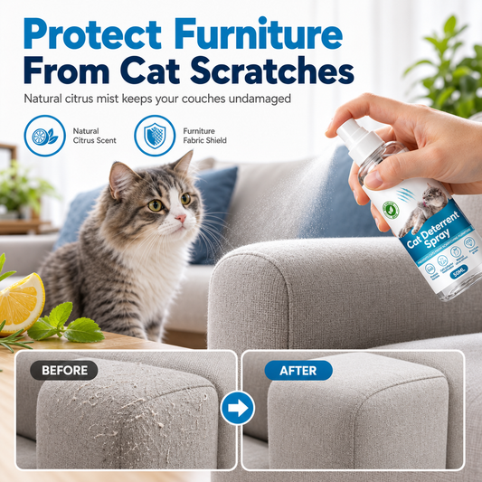 Cat Scratch Deterrent Spray 🐾Bigger bottle, better value!✨