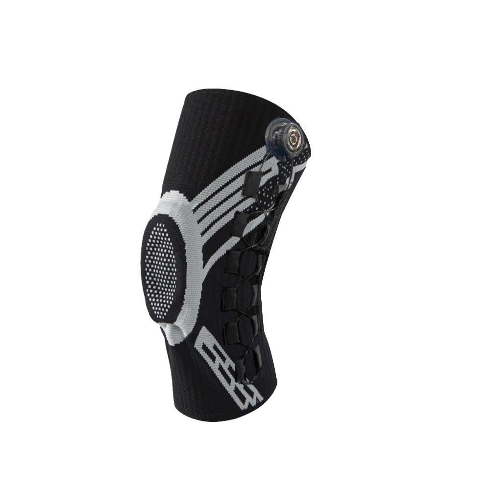 Dial-Adjustable Sports Knee Brace with Alloy Spring Support